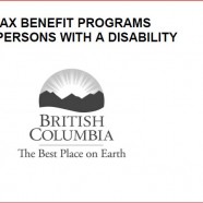 Disability Tax Benefit Program BC