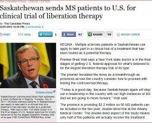 Saskatchewan MS patients can apply and take part in clinical trial in USA